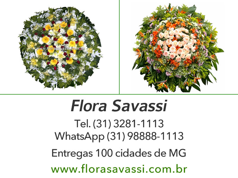 Cemitério do Carmo em Santa Luzia, coroa de flores velório do Carmo em Santa Luzia floricultura Santa Luzia MG