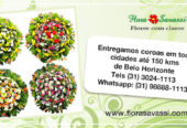 Cemitério São José Da Lagoa em São José da Lapa MG, coroa de flores São José Da Lagoa em São José da Lapa MG