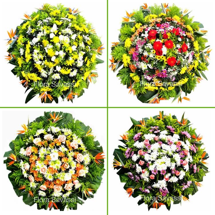 Floricultura entrega coroa de flores velórios cemitério em Bom Jesus de Amparo, Bonfim, Passa Tempo MG