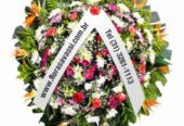 Floricultura entrega coroa de flores velórios cemitério em Onça União, Catas Altas da Noruega, Caeté MG