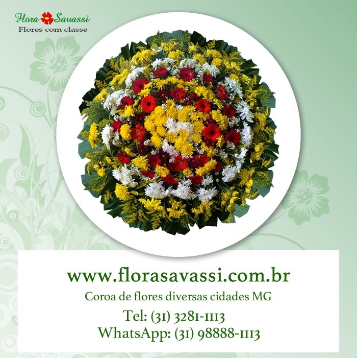 Contagem MG floricultura coroa de flores cemitério da Glória, cemitério Flamengo, Cemitério Bom Jesus em Contagem MG