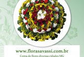 Coroa de flores em Sete Lagoas MG floricultura entrega coroas velórios cemitério em Sete Lagoas MG
