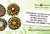 Floricultura coroa de flores em São Bartolomeu, São Brás do Suaçuí, São Domingos do Prata MG