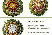 Coroa de Flores em Contagem MG, floricultura flora entrega coroa com melhor preço, velório e cemitério Contagem MG