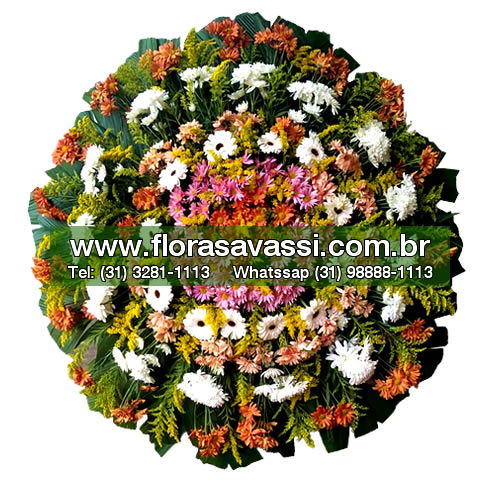 Coroa de Flores em Mario Campos MG, floricultura entrega coroa velório e cemitério em Mario Campos MG flores enterro