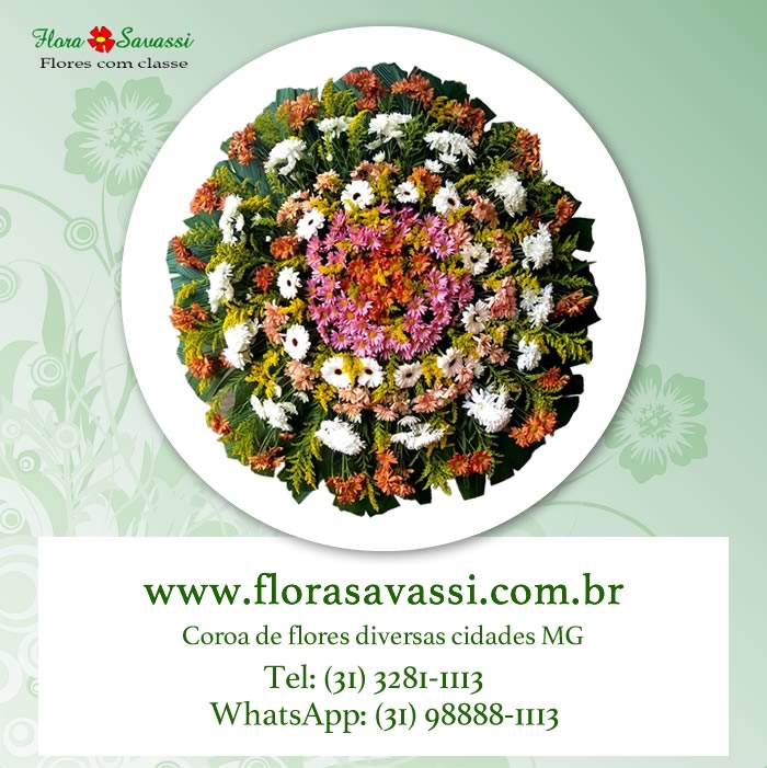 Nova Lima MG coroa de flores Nova Lima, Peça pelo WhatsApp (31) 98888-1113 entrega coroas Nova Lima MG