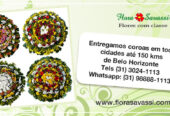São Bartolomeu, São Brás do Suaçuí. Caeté, Capim Branco, Itaverava MG floricultura entrega coroas, coroa de flores