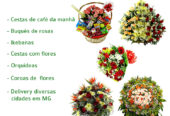 Ribeirão das Neves, Betim, Nova Lima,Antônio dos Santos, Antônio Pereira MG entrega cesta de café da manhã e flores