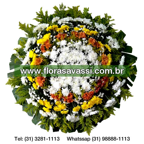Velório São Sebastião, Velório Tirol , coroa de flores, Belo Horizonte MG