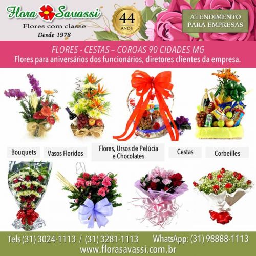 Floricultura Santa Luzia, Moeda, São Joaquim de Bicas MG, flora, entrega flores, cesta café da manhã, coroa de flores