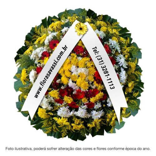 Cemitério da Paz BH Minas Gerais coroa de flores velório da Paz BH