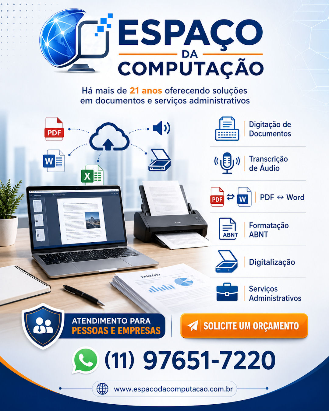 Serviços de Digitação e Formatações Profissional – A gente digita, formata e entrega pronto!